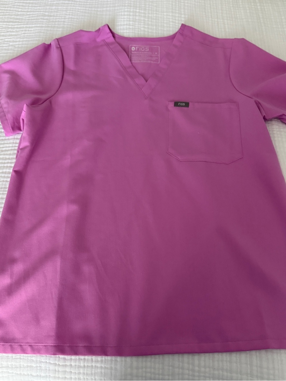 LIMITED EDITION FIGS Scrub Top in Pink